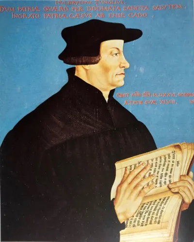 portrait of Huldrych Zwingli