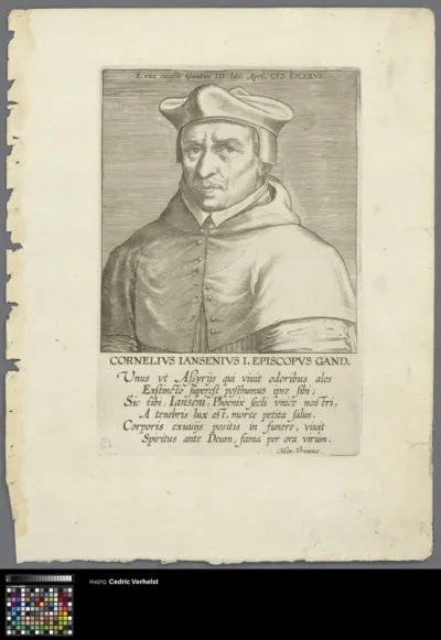 Portrait of humanist and theologian Cornelius Valerius