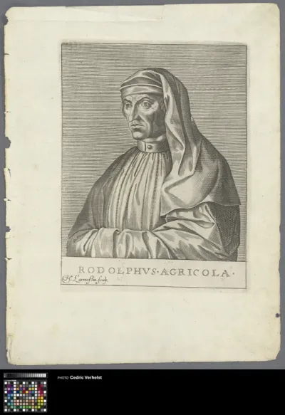 Portrait of humanist Rodolphus Agricola