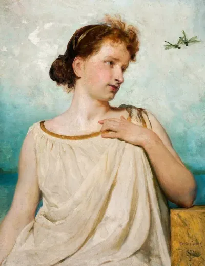 Portrait of Irena Poświkówna-Solska.