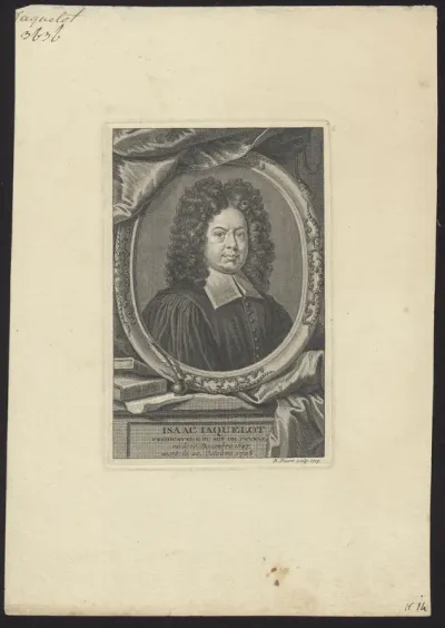Portrait of Isaac Jacquelot, minister to the king of Prussia