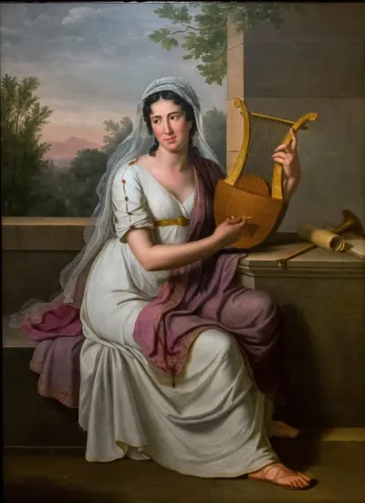 Portrait of Isabella Colbran in Saffo