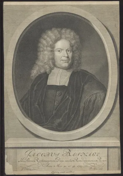 Portrait of J. Basnage, [Walloon minister and historian]