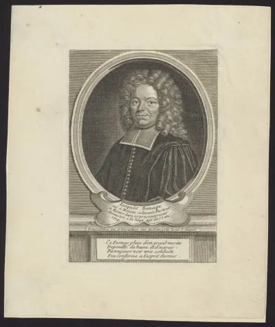 Portrait of J. Basnage, [Walloon minister and historian]
