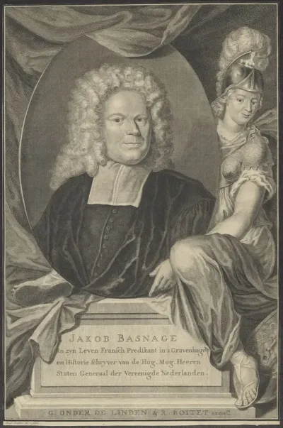 Portrait of J. Basnage, Walloon minister in and historian