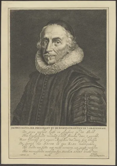 Portrait of J. Batelier, Remonstrant minister in The Hague