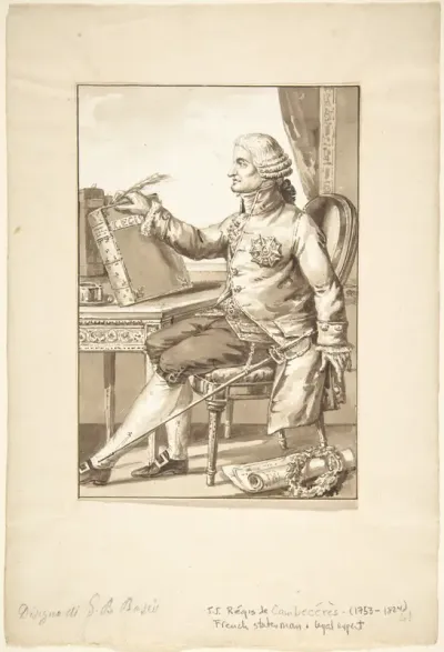 Portrait of J. J. Régis de Cambecérès