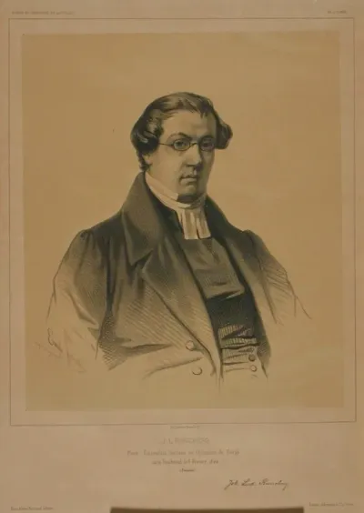Portrait of J.L. Runeberg, Voyages en Scandinavie, en Laponie, au Spitzberg et aux Feröe pendant les années 1838, 1839 et 1840