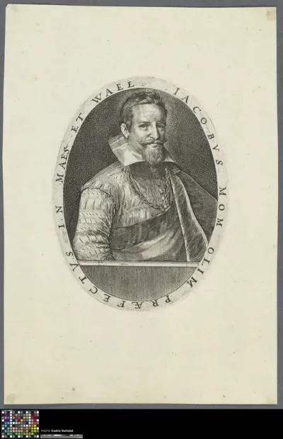 Portrait of Jacob Mom, civil servant in Maas and Waal