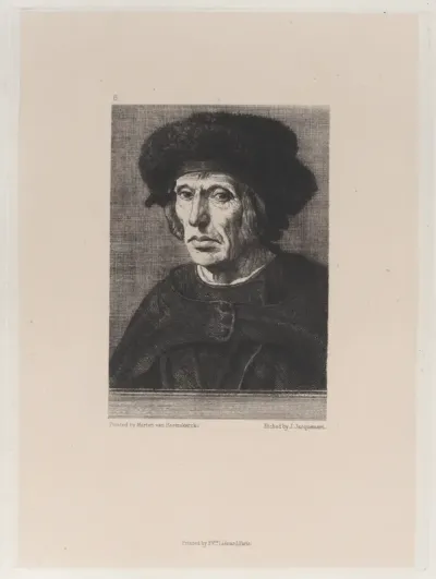 Portrait of Jacob van Veen, after Maarten van Heemskerck
