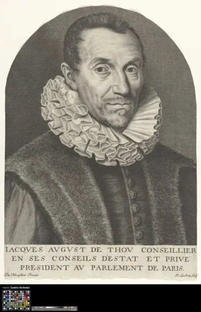 Portrait of Jacques Auguste de Thou