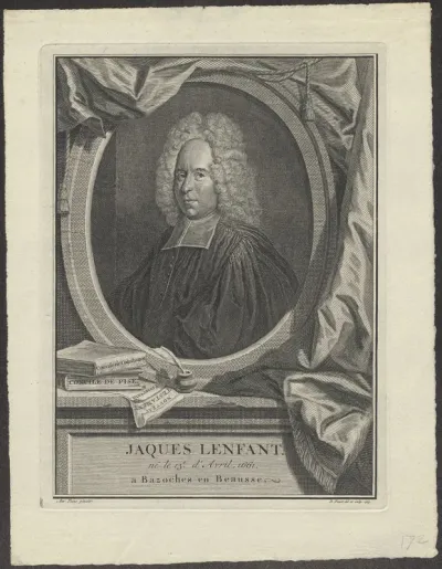 Portrait of Jacques Lenfant, theologian