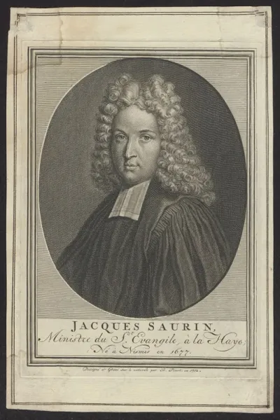 Portrait of Jacques Saurin, minister at The Hague