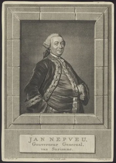 Portrait of Jan Nepveu, Governor-General of Surinam