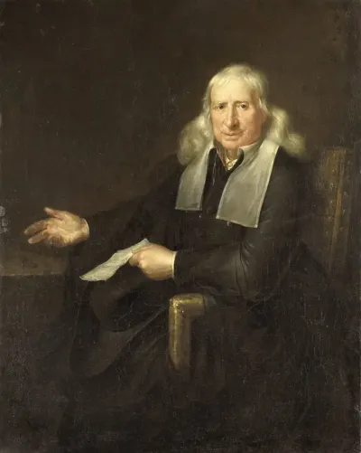 Portrait of Jan van Lennep the Elder (1634-1711). Amsterdam Merchant in Silk, Gold and Silver Cloth and Art Collector