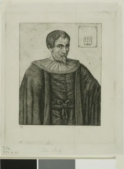Portrait of Jean Besly, Historian