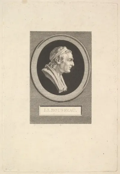Portrait of Jean-Jacques Rousseau