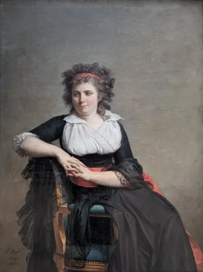 Portrait of Jeanne Robertine Rilliet Marquise d'Orvilliers