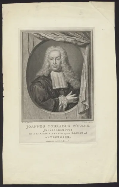 Portrait of Joannes Conradus Rücker