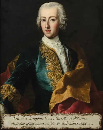 Portrait of Joannes Josephus Comes Carretto de Milesmo (1723-1800)