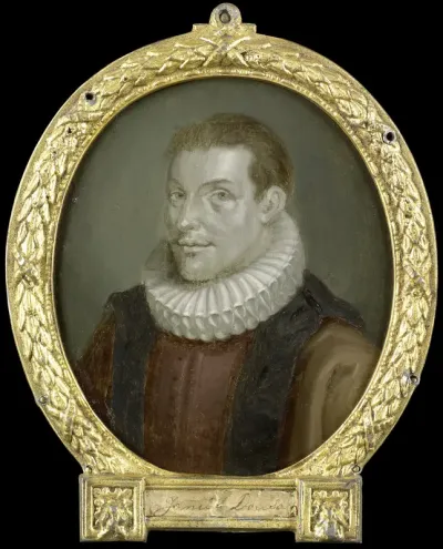 Portrait of Johan van der Does the Younger, Librarian in Leiden