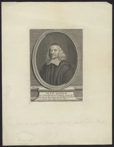 Portrait of Johannes Dallaeus/ Jean Daillé