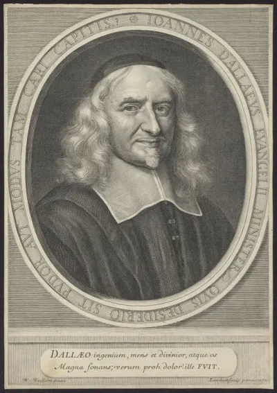 Portrait of Johannes Dallaeus/ Jean Daillé