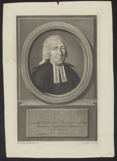 Portrait of Johannes Petrus Miller