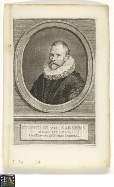 Portrait of jurist Cornelis van Aerssen