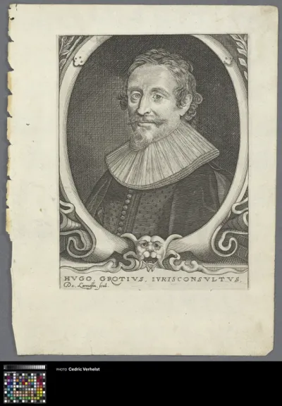 Portrait of jurist Hugo Grotius