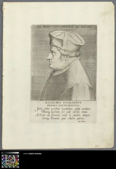 Portrait of jurist Nicolaes Everaerts