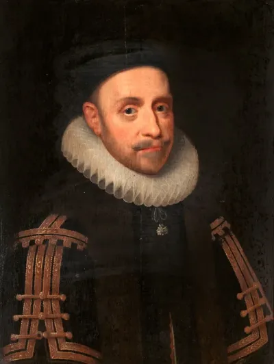 Portrait of king Gustavus Adolphus of Sweden