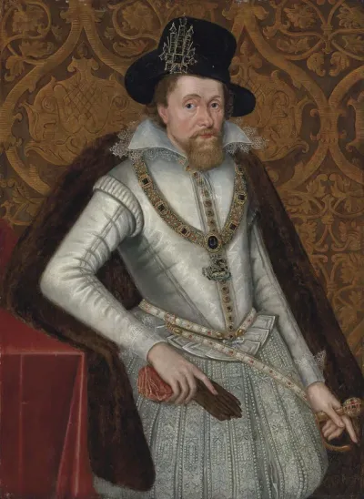 Portrait of King James I of England and VI of Scotland (1566-1625)