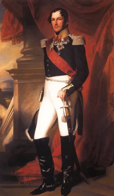Portrait of King Leopold I in uniform