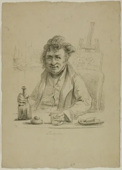 Portrait of Lantara in the Role of Joly, from Le Peintre au Cabaret