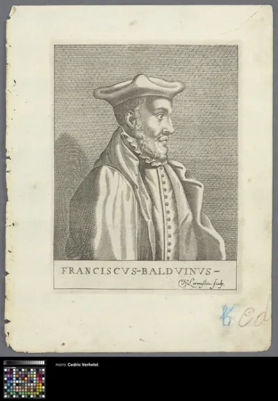 Portrait of lawyer Franciscus Balduinus