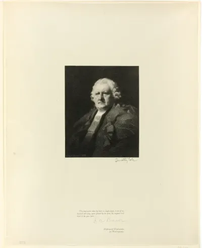 Portrait of Lord Newton, from Old English Masters