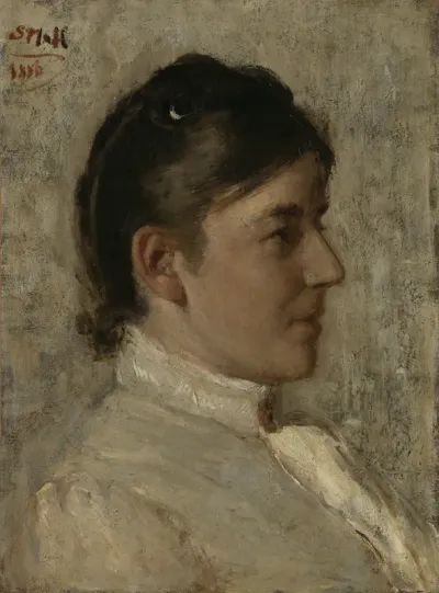 Portrait of Lotte Bisbom-Croiset van der Kop