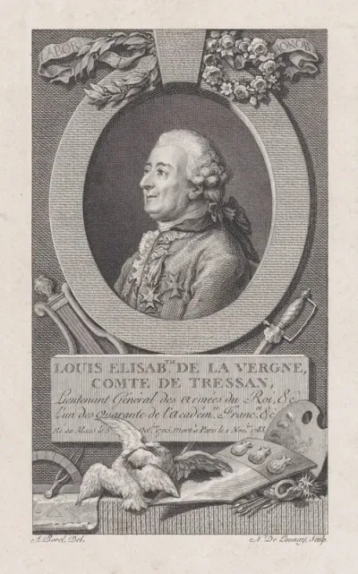 Portrait of Louis Elisabeth de La Vergne, Comte de Tressan
