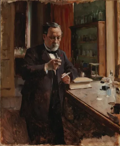 Portrait of Louis Pasteur, study