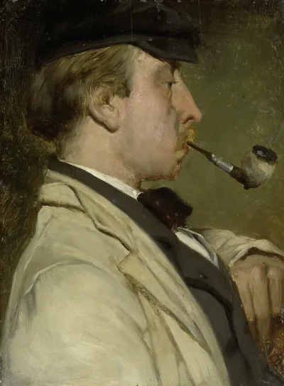 Portrait of Louis Sierig, Painter