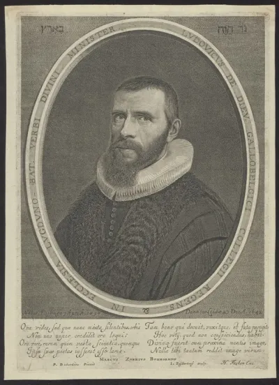 Portrait of Ludovicus de Dieu