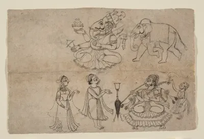 Portrait of Manya Sahib Man Rup Sagarji