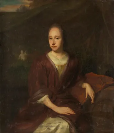 Portrait of Margaretha Nelis (1652-17050, second wife of Casparus Commelin
