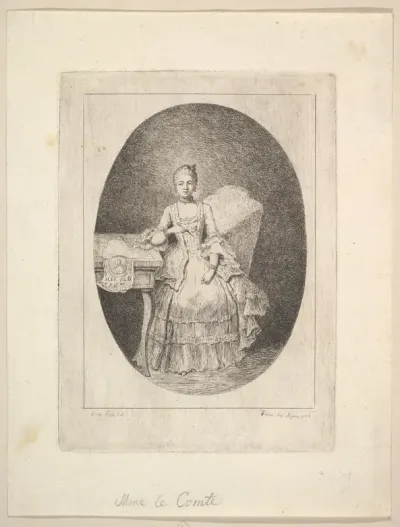 Portrait of Marguerite Le Comte