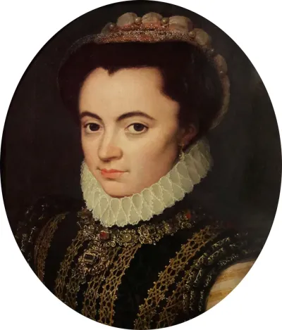 Portrait of Maria of Portugal, Duchess of Parma (1538-1577).