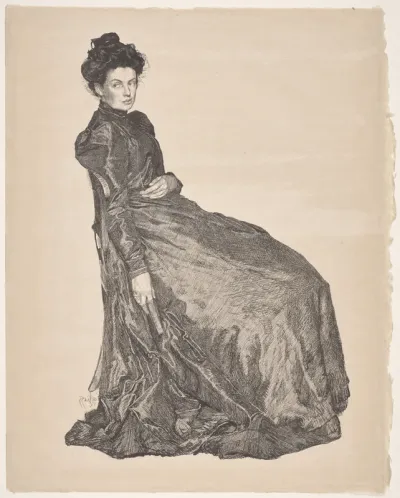 Portrait of Marianne Brockhaus in Leipzig