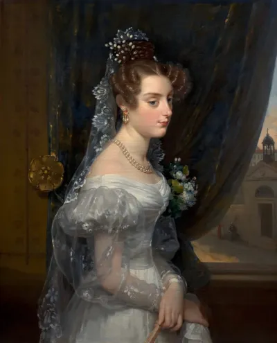 Portrait of Marie-Caroline de Bourbon-Sicile, Duchess of Berry