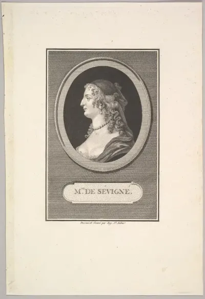 Portrait of Marie de Rabutin, Mise de Sévigné