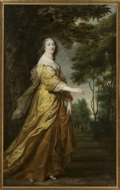 Portrait of Marie Louise Gonzaga de Nevers.